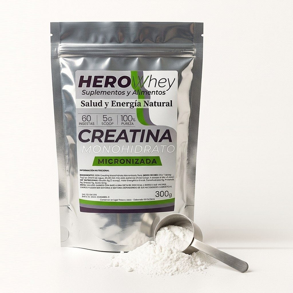 Creatina Micronizada — Fuerza, potencia y volumen